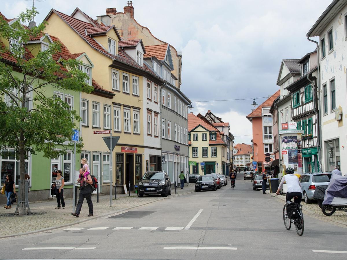 Ferienwohnung Lange Bruecke إرفورت المظهر الخارجي الصورة